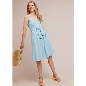 Anthropologie Ingalls Tie-Waist Dress